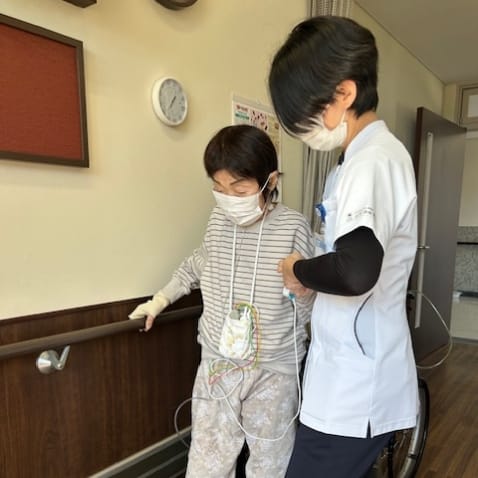 リハビリをしている様子