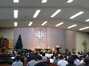 【事務局ブログ】聖堂で新年会がありました