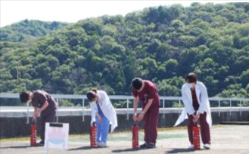 【事務局ブログ】消防訓練に参加しました